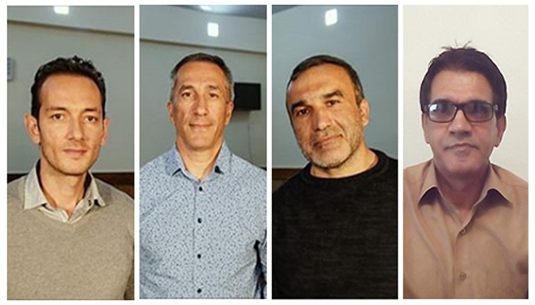 Bahram Nasibov, Eldar Gurbanov, Yusif Farhadov and Nasser Navard Gol-Tapeh