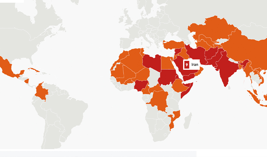 Iran once again ranked among top 10 persecutors of Christians